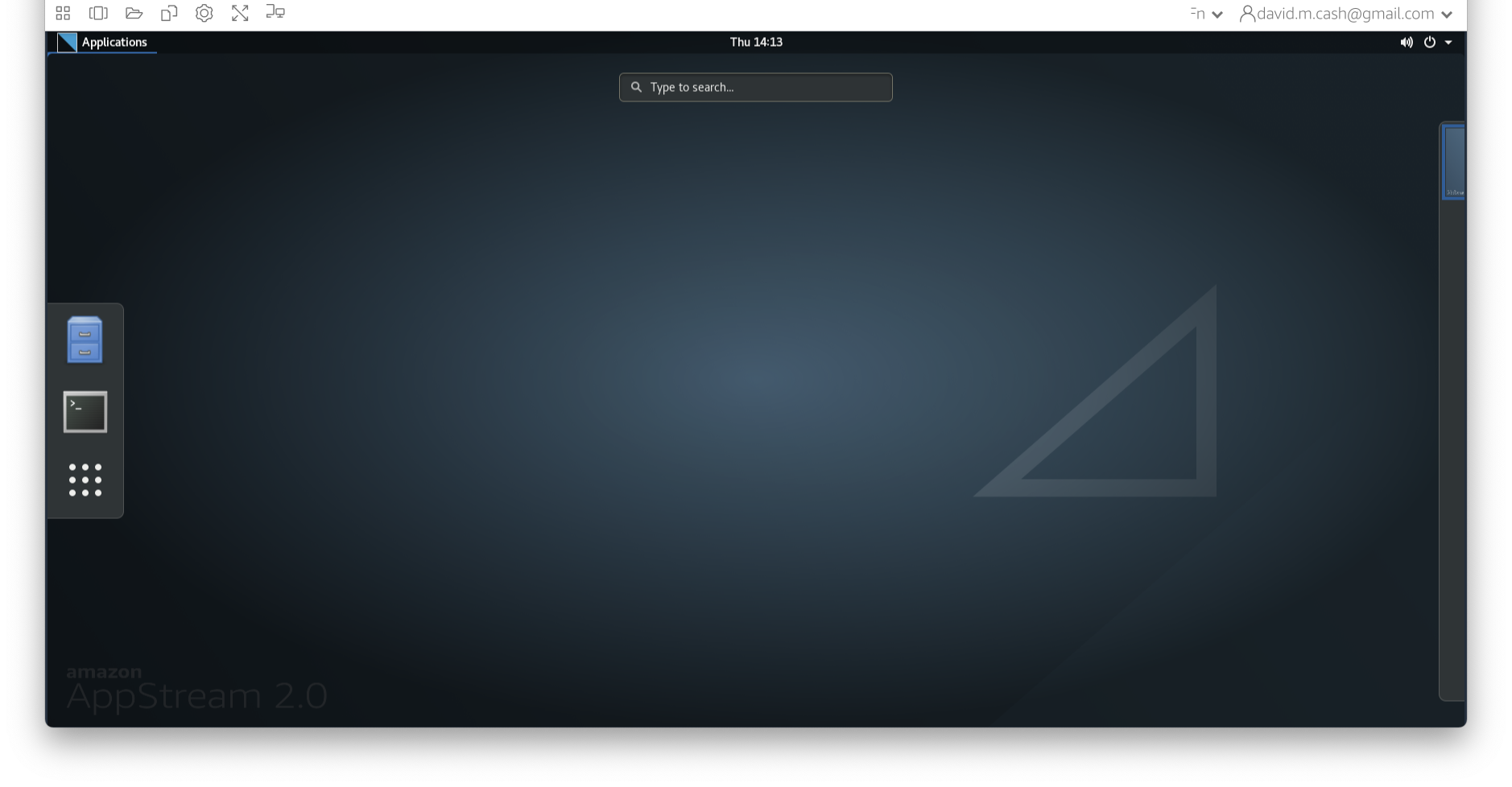 Launch terminal window