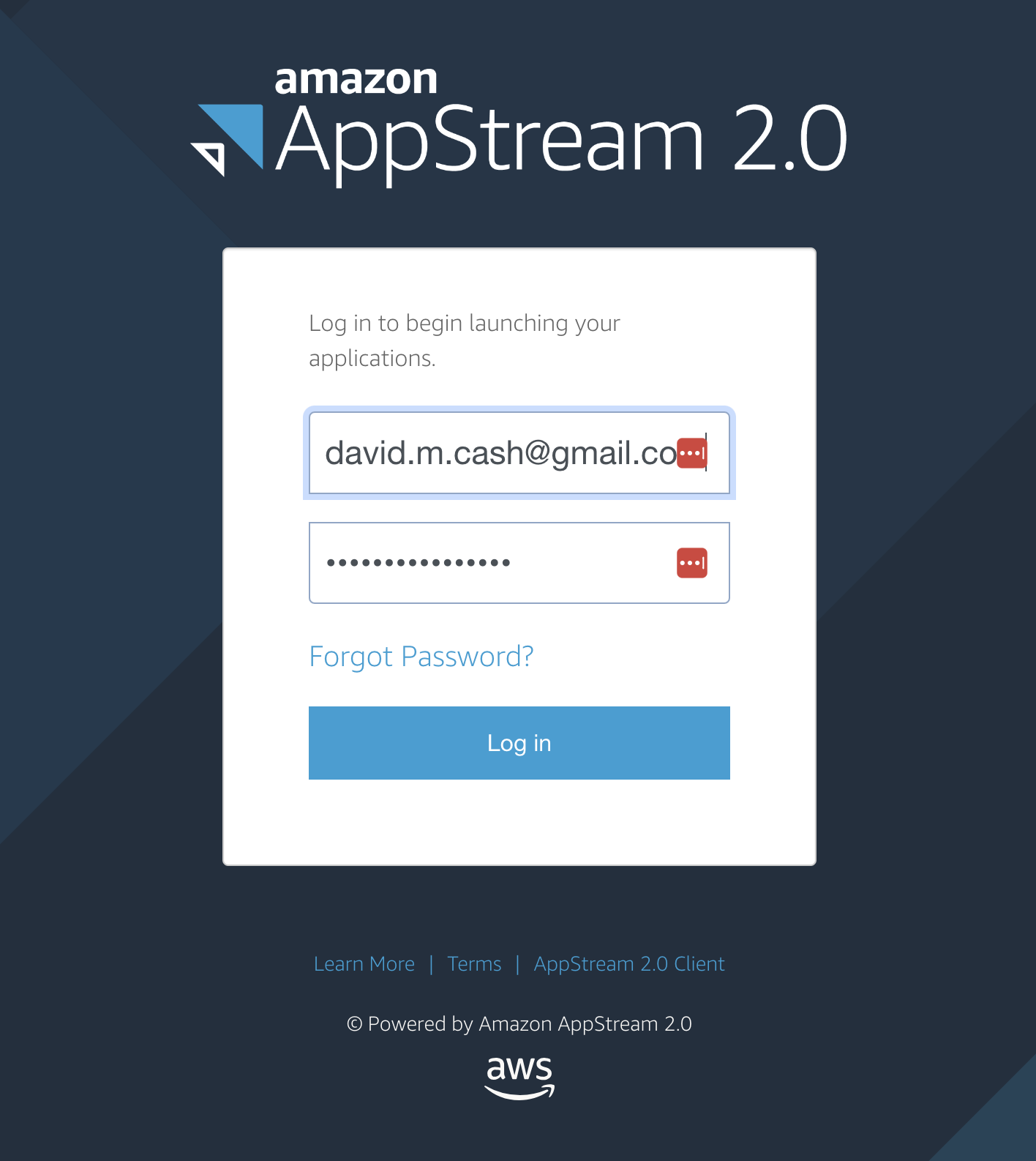 Appstream Login